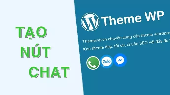 tạo nút chat zalo, facebook, hotline đơn giản, đẹp không cần plugin